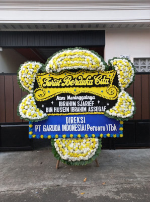Papan Bunga Duka di Buaran Jati